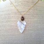 Shell Leaf and Smoky Quartz
