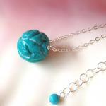 Unique Carved Turquoise Bal..
