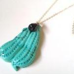 Unique Carved Turquoise Pen..