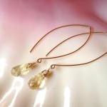 Delicate Lemon Quartz Drop ..
