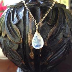 Simple and Elegant Moonstone drop