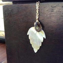 Shell Leaf and Smoky Quartz