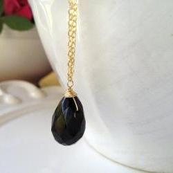 Black Onyx Pendant  	